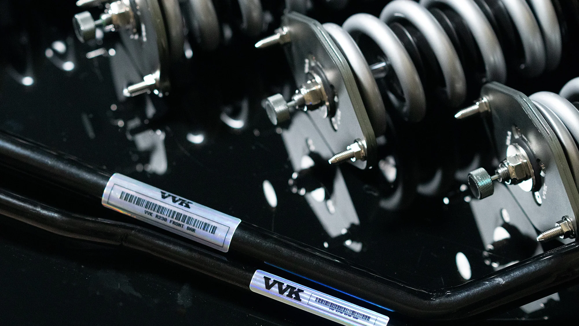 Mercedes SL280 R230 Coilover Conversion Kit with Adjustable Sway Bars and Power Steering - Image 5
